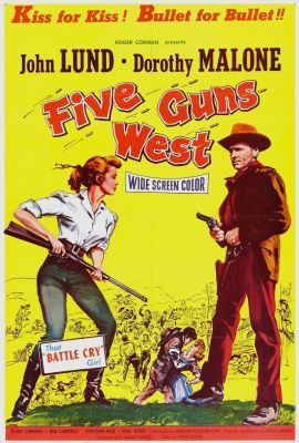 Öt fegyveres a nyugaton (1955)